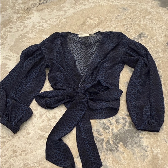 Ramy Brook
Daya Leopard Silk Wrap Top Size XXS - Picture 4 of 10